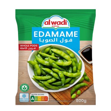 Al Wadi Al Akhdar Frozen Edamame Soybeans In Pods 800GR