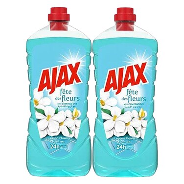 Ajax Fete Des Fleurs De Lagoon Floor Cleaner 1.25L x Pack of 2 25% Off