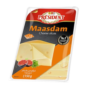 President Maasdam Sliced 150GR