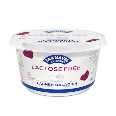 Taanayel Les Fermes Baladieh Lactose Free Labneh 400g