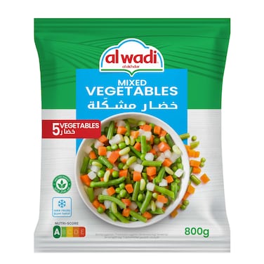 Al Wadi Al Akhdar Frozen 5 Vegetable Mix 800GR
