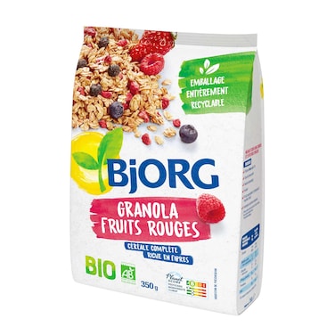 Bjorg Granola Fruits Rouges Bio 350GR