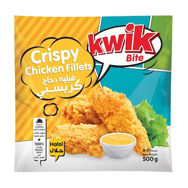 Kwik Bite Crispy Chicken Fillets 500GR