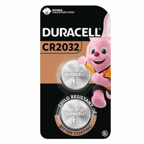Duracell Lithium Button Battery 2032 3V 2 Batteries