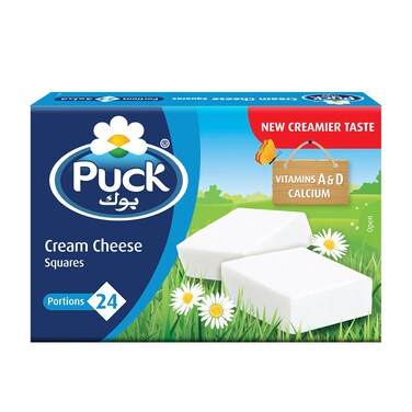 Puck Cream Cheese Squares   24 portions