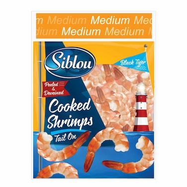 Siblou Shrimps Peeled Deveined Medium 41/50 500GR