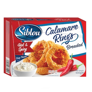 Siblou Breaded Calamar Ring Hot Spicy 400GR