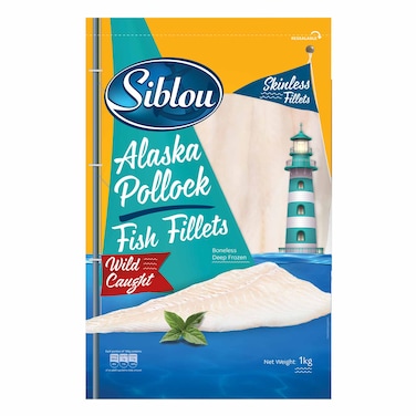 Siblou Alaska Pollock Fillets 1000GR