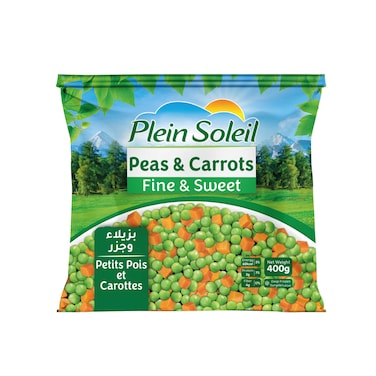 Plein Soleil Peas &amp; Carrots Frozen 400GR