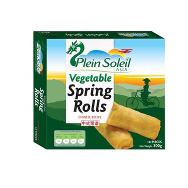 Plein Soleil Vegetable Spring Rolls 300GR