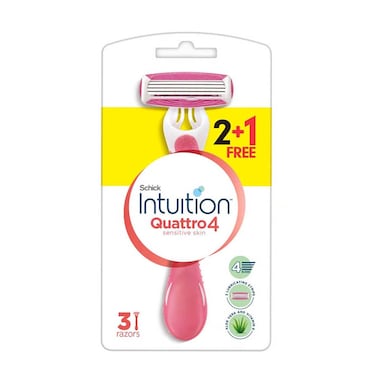 Schick Qttro Disposable Razor Women 2+2