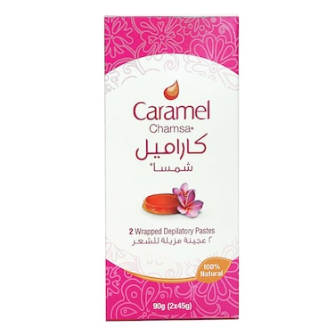 Chamsa Caramel 2 Wrapped Depilatory Pastes 90GRX2