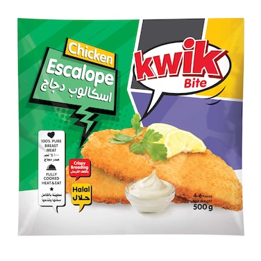 Kwik Chicken Escalope 500GR