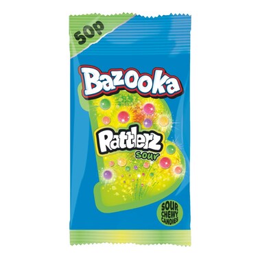 Bazooka Rattlerz Sour Chewy Candy 40GR