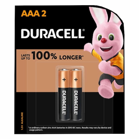 Duracell Alkaline Batteries Original AAA Pack Of 2