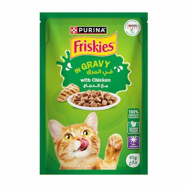 Friskies Cat Chicken Pouch In Gravy 85GR