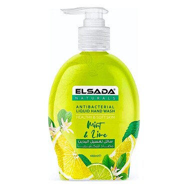 Elsada Antibacterial Mint And Lime Liquid Hand Wash 440ML