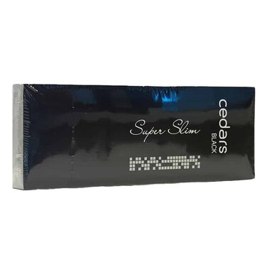 Cedars Black Slim X10