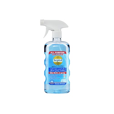 Septol Ocean Breeze Blue Pistol Hand Sanitizer Spray 750ML
