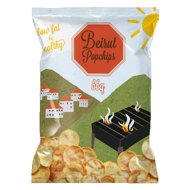 Beirut Pop Chips Barbecue 50GR