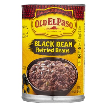 Old El Paso Black Refried Beans 453GR