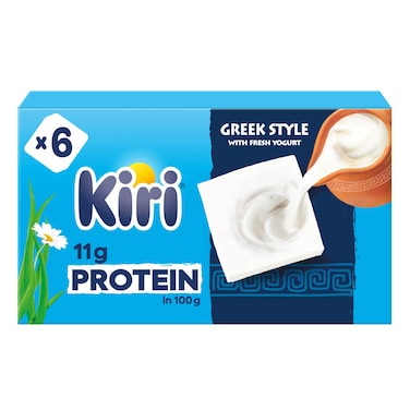 Kiri Cheese Greek Style 6 Portions 100GR