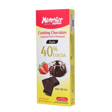 Munchies House Dark Cooking Chocolate 225GR