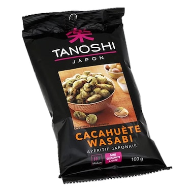 Tanoshi Cacahuetes Wasabi 100g