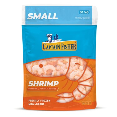Captain Fisher Small Peeled Shrimps 400GR Special Price