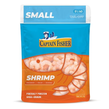 Captain Fisher Small Peeled Shrimps 400GR Special Price