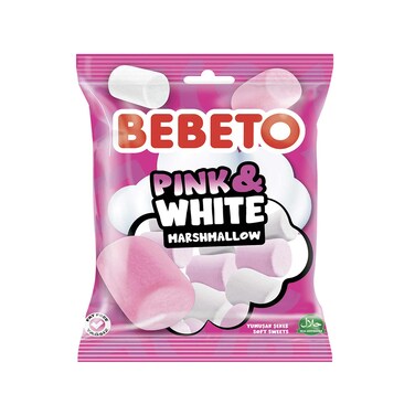 Bebeto Marshmellow Pink And White 30GR