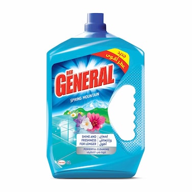 Der General All purpose Cleaner Liquid  New Shine  And Freshness with Stronger Perfume  5L Spring Mountain