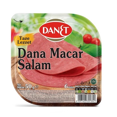 Danet Beef Salami Sliced 50GR