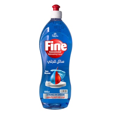 Fine Dish Washing Liquid Blue 800ML