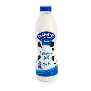 Taanayel Les Fermes Low Fat Pasteurized Milk 1L