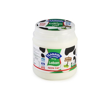 Taanayel Les Fermes Non Fat Laban Baladi 1kG