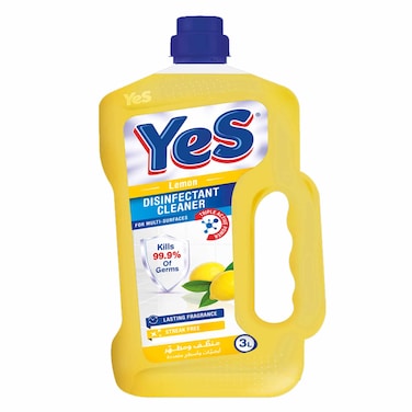Yes Lemon Disinfectant Floor Cleaner 3L