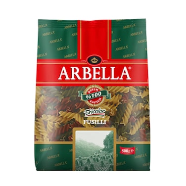 Arbella Fusili Tricolor 500GR