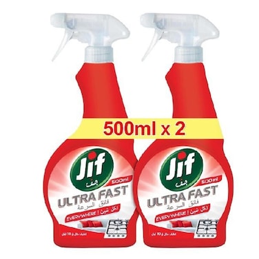 Jif Ultra Fast Everywhere Cleaner 500ML X 2 Pieces 15Percent Off