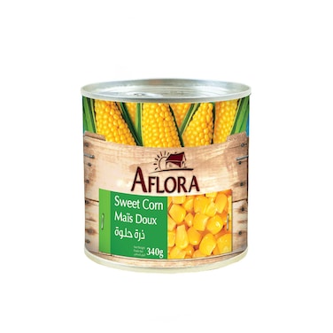 Aflora Sweet Canned Corn 340GR