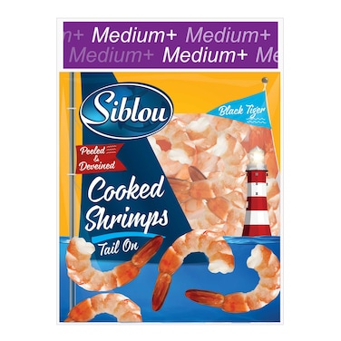 Siblou Peeled Deveined Shrimps Medium+ 400GR