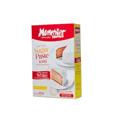 Munchies House White Icing Sugar Paste 454GR