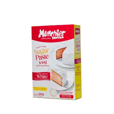 Munchies House White Icing Sugar Paste 454GR