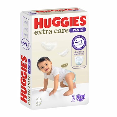 Huggies Extra Care Diapers Culottes Size 3 44 Counts 6-11KG
