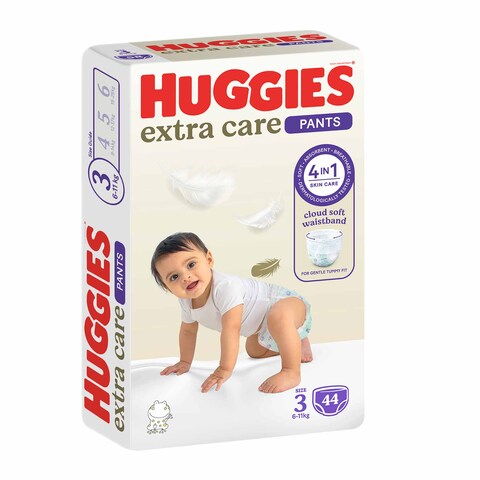 Buy Huggies Extra Care Diapers Culottes Size 44 Counts 6-11KG