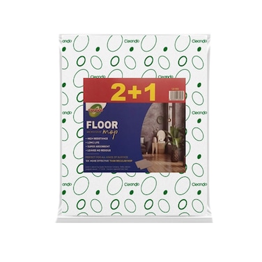 Cleando Yellow Floor Mop 48x50 2+1 Pieces
