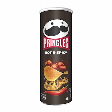Pringles Hot And Spicy Chips 165g