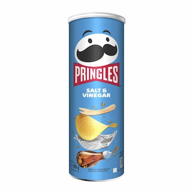 Pringles Salt &amp; Vinegar 165Gr
