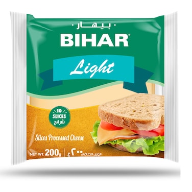 Bihar Light Processed Slices Cheese 180g