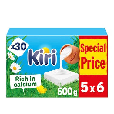 Kiri Spreadable Cream Cheese 6 Portions Squares 5X100GR